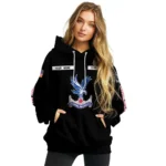 Customized Crystal Palace Punisher Skull Black Hoodie Best Selling