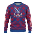 Customized Crystal Palace Snowflake Matrix Blue Sweater Best Selling