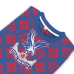 Customized Crystal Palace Snowflake Matrix Blue Sweater Best Selling