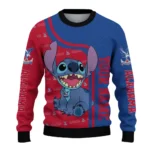 Customized Crystal Palace Stitch Art Prints Blue Sweater Best Selling