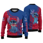 Customized Crystal Palace Stitch Art Prints Blue Sweater Best Selling