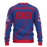 Customized Crystal Palace Stripe Motion Blue Sweater Best Selling