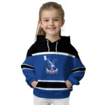 Customized Crystal Palace Striped Pattern Blue Hoodie Best Selling