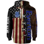Customized Everton American Pride Hoodie Best Selling