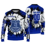 Customized Everton Burst Swirl Royal Blue Sweater Best Selling