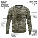 Customized Everton Camouflage Blend Sweater Best Selling