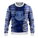 Customized Everton Camouflage Stripe Royal Blue White Sweater Best Selling