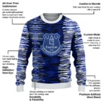 Customized Everton Camouflage Stripe Royal Blue White Sweater Best Selling