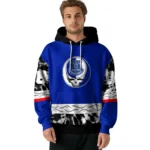Customized Everton Grateful Vibes Royal Blue Hoodie Best Selling