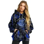 Customized Everton Hunting Theme Royal Blue Black Hoodie Best Selling