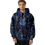 Customized Everton Hunting Theme Royal Blue Black Hoodie Best Selling