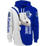 Customized Everton Peeking Snoopy Royal Blue Hoodie Best Selling