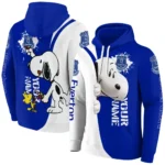 Customized Everton Peeking Snoopy Royal Blue Hoodie Best Selling