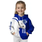 Customized Everton Peeking Snoopy Royal Blue Hoodie Best Selling