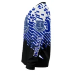 Customized Everton Pixel Flow Royal Blue Black Sweater Best Selling