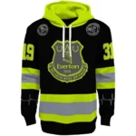 Customized Everton Safety Motif Black Neon Green Hoodie Best Selling