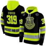 Customized Everton Safety Motif Black Neon Green Hoodie Best Selling