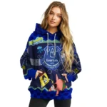 Customized Everton Spongebob Patrick Star Royal Blue Navy Hoodie Best Selling