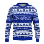 Customized Everton Tent Stripes Royal Blue White Sweater Best Selling