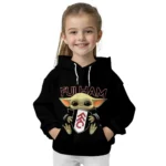 Customized Fulham Baby Yoda Black Hoodie Best Selling