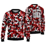 Customized Fulham Camouflage Motif Sweater Best Selling