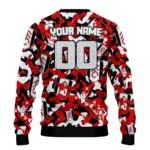 Customized Fulham Camouflage Motif Sweater Best Selling
