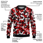 Customized Fulham Camouflage Motif Sweater Best Selling