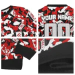 Customized Fulham Camouflage Motif Sweater Best Selling