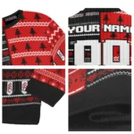 Customized Fulham Christmastree Bands White Sweater Best Selling