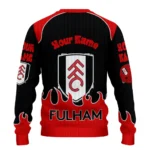 Customized Fulham Flame Border Black Sweater Best Selling