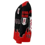 Customized Fulham Flame Border Black Sweater Best Selling
