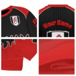 Customized Fulham Flame Border Black Sweater Best Selling