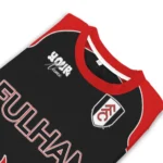 Customized Fulham Flame Border Black Sweater Best Selling