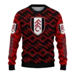 Customized Fulham Lattice Gridwork Black Sweater Best Selling