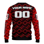 Customized Fulham Lattice Gridwork Black Sweater Best Selling