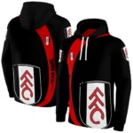 Customized Fulham Minimalist Design Black Hoodie Best Selling