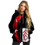 Customized Fulham Minimalist Design Black Hoodie Best Selling