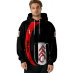Customized Fulham Minimalist Design Black Hoodie Best Selling