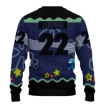 Customized Fulham Spongebob Designs Blue Sweater Best Selling