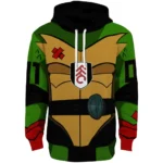 Customized Fulham Superhero Armor Black Green Hoodie Best Selling