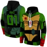 Customized Fulham Superhero Armor Black Green Hoodie Best Selling