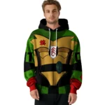 Customized Fulham Superhero Armor Black Green Hoodie Best Selling