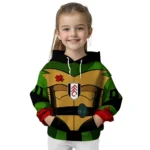 Customized Fulham Superhero Armor Black Green Hoodie Best Selling