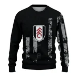 Customized Fulham Vintage Usa Flag Black Sweater Best Selling