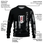 Customized Fulham Vintage Usa Flag Black Sweater Best Selling
