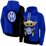 Customized Inter Milan Baby Yoda Blue Black Hoodie Best Selling
