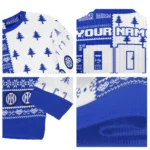 Customized Inter Milan Christmastree Bands White Sweater Best Selling