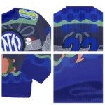 Customized Inter Milan Spongebob Designs Blue Sweater Best Selling