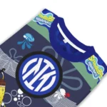 Customized Inter Milan Spongebob Designs Blue Sweater Best Selling