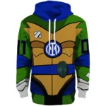 Customized Inter Milan Superhero Armor Blue Green Hoodie Best Selling